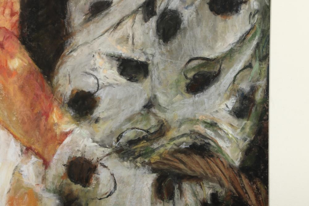 Artwork by Susan Hope Fogel, Flower Girl, Made of Pastel On Paper