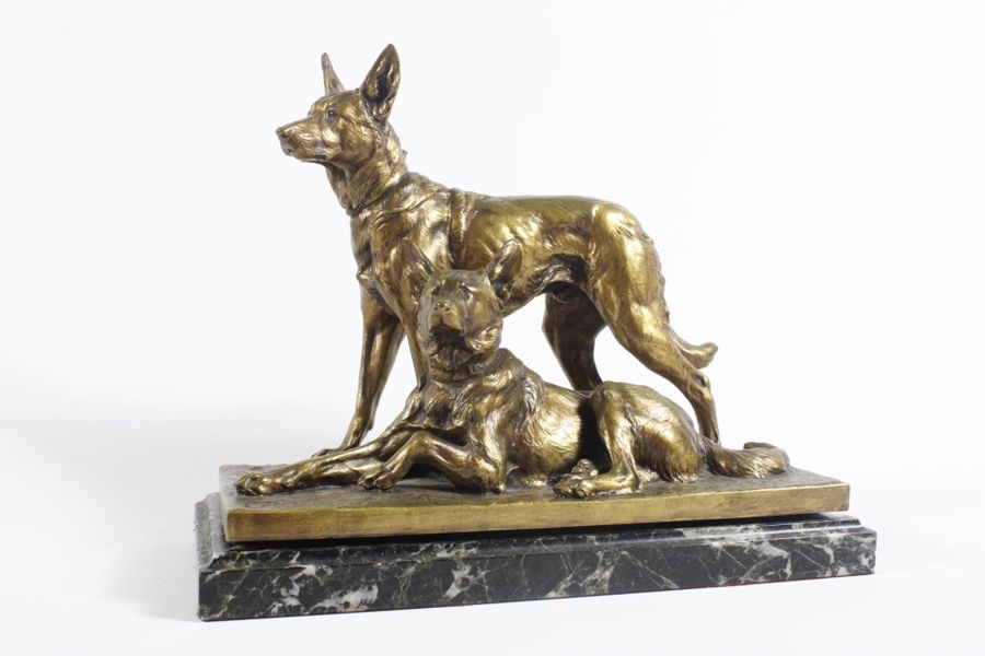 Artwork by Charles Paillet, Malinois, Made of Bronze