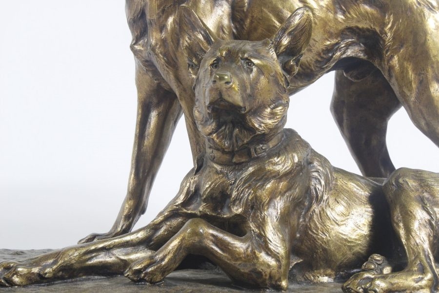Artwork by Charles Paillet, Malinois, Made of Bronze
