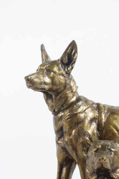 Artwork by Charles Paillet, Malinois, Made of Bronze