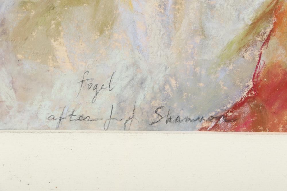 Artwork by Susan Hope Fogel, Flower Girl, Made of Pastel On Paper