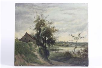 Animated landscape - Charles-François Daubigny