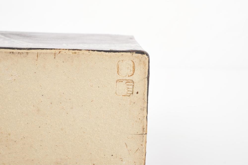 Artwork by Hiroe Swen, Rectangular Bud Vase, Made of Slab-Built Stoneware