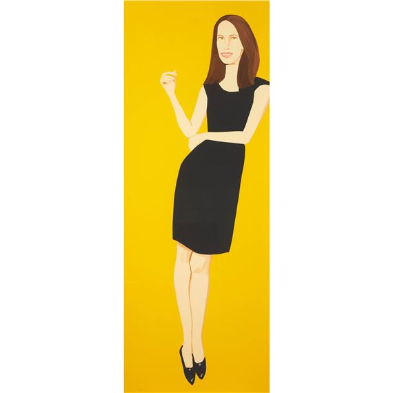 CHRISTY, FROM BLACK DRESS - Alex Katz