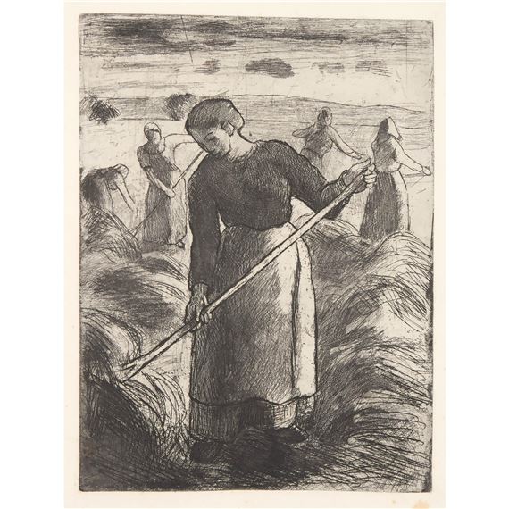 FANEUSES D'ÃRAGNY - Camille Pissarro