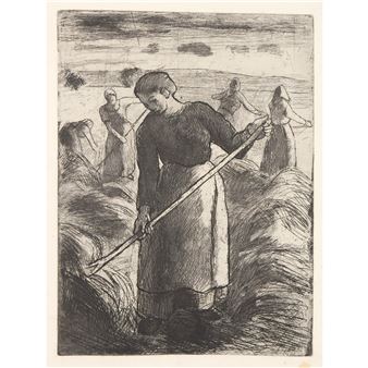 FANEUSES D'ÃRAGNY - Camille Pissarro