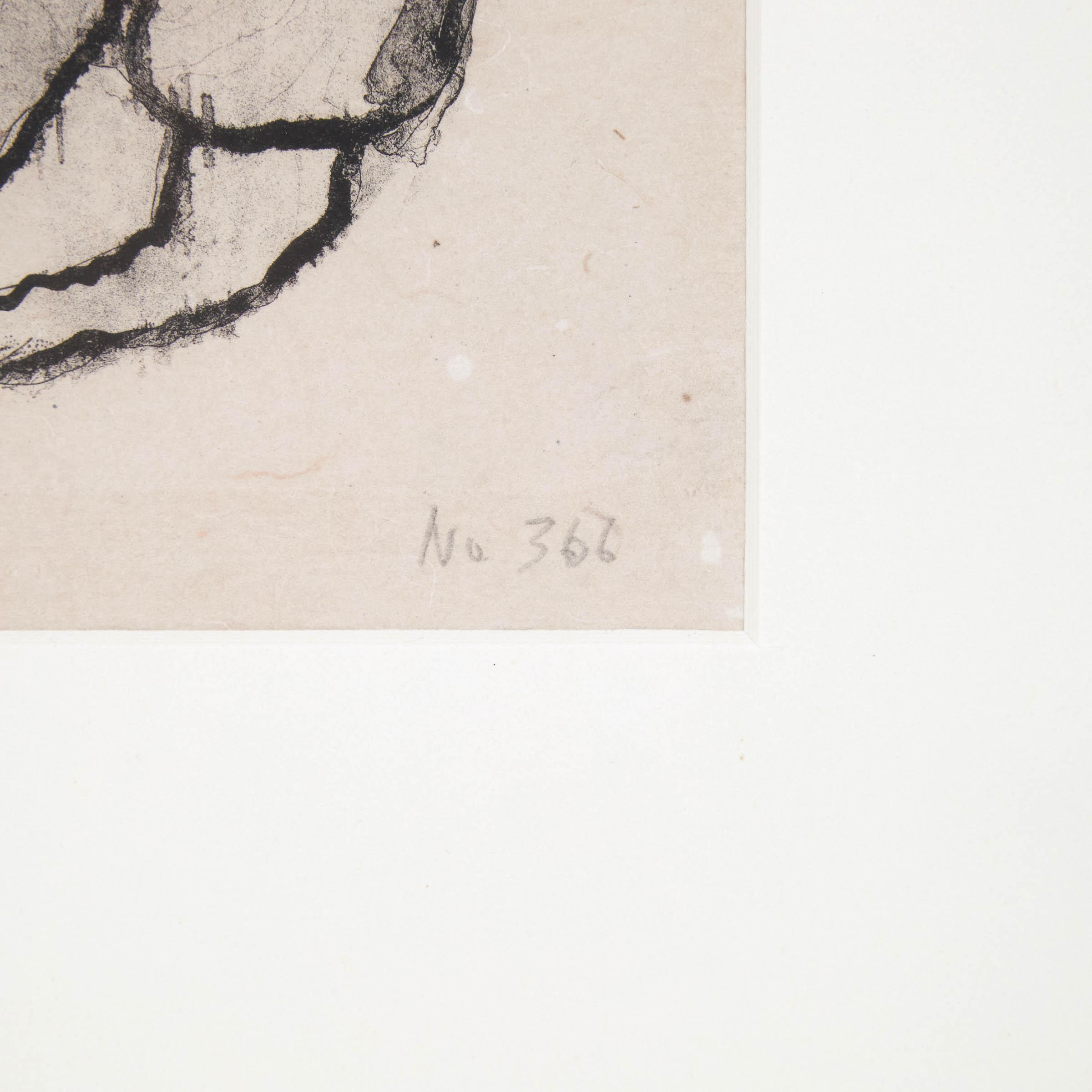 Artwork by Jean Dubuffet, MATERNITÉ, FROM MATIÈRE ET MÉMOIRE, Made of Lithograph In Black On Auvergne Paper