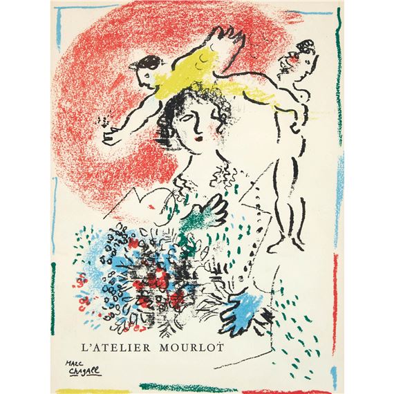 Marc Chagall | COVER OF LITHOGRAPHIES DE L'ATELIER MOURLOT (1965 ...
