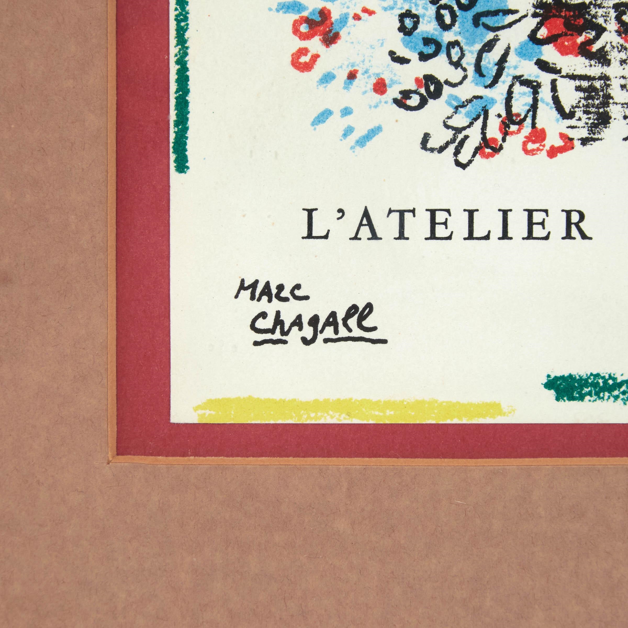 Marc Chagall | COVER OF LITHOGRAPHIES DE L'ATELIER MOURLOT (1965 ...