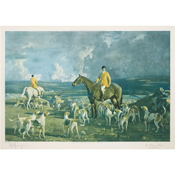 THE KILKENNY HOUNDS - Sir Alfred James Munnings