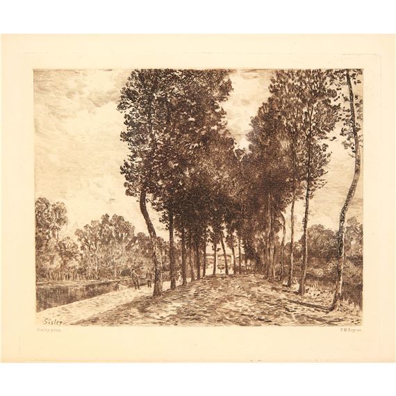 BORDS DU LOING, PRÃS MORET - Alfred Sisley