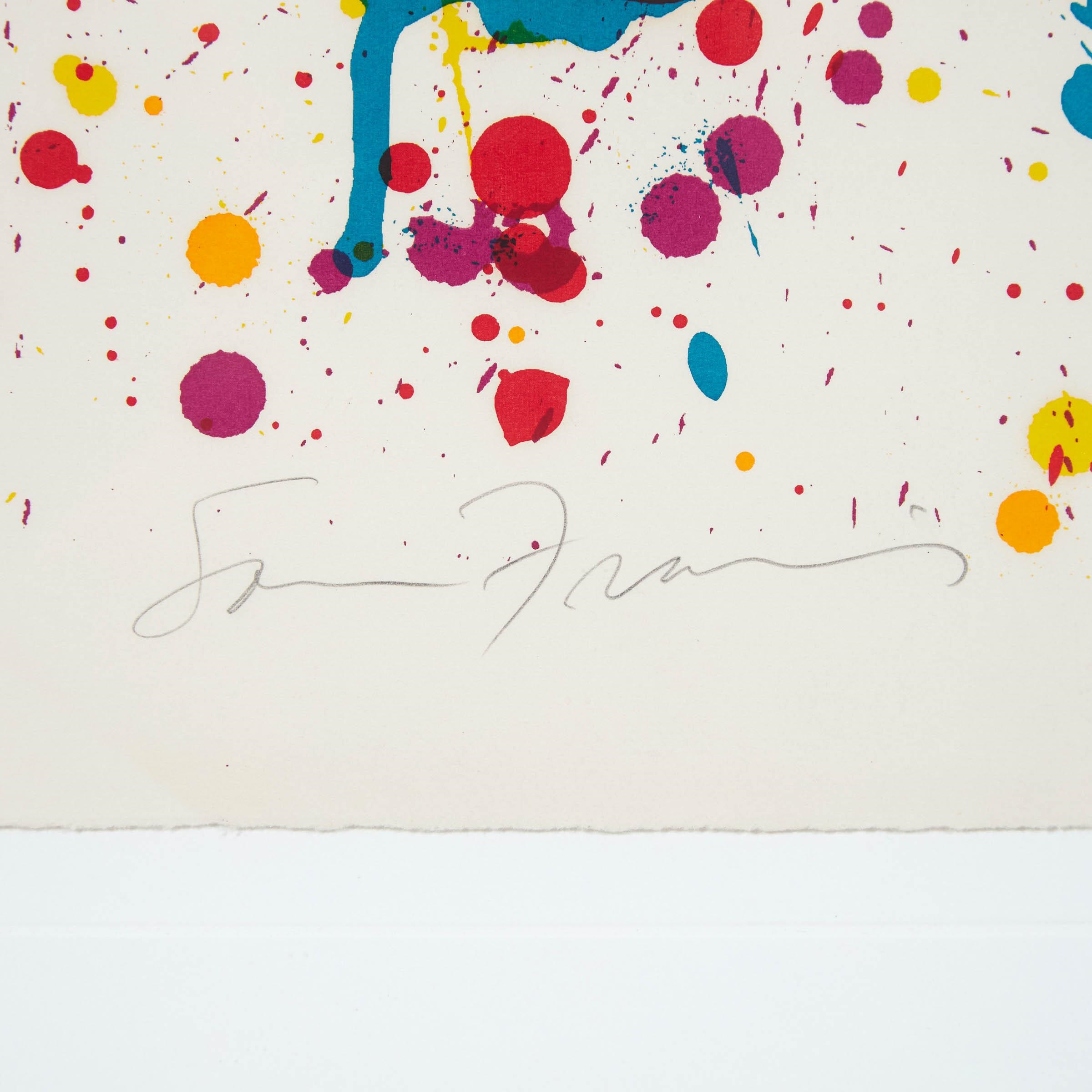 Artwork by Sam Francis, TOWARD DISAPPEARANCE, Made of Screenprint In Colourson Arches 88 Paper