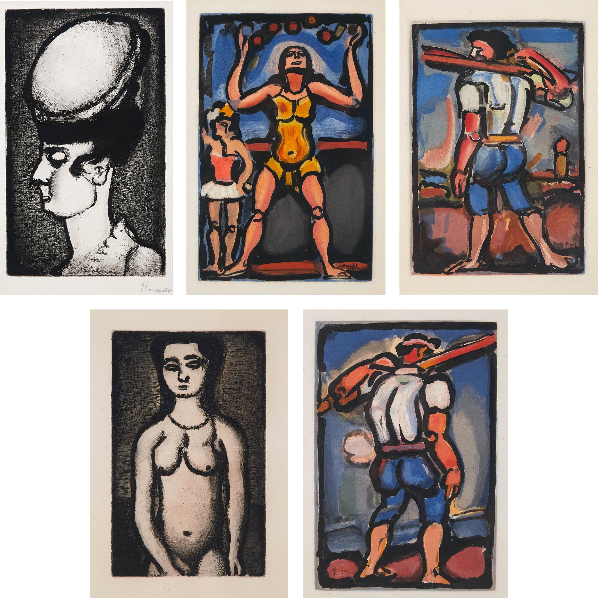 Georges Rouault | 5 ETCHINGS AND AQUATINTS | MutualArt