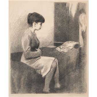 PORTRAIT OF JOAN - Raphael Soyer