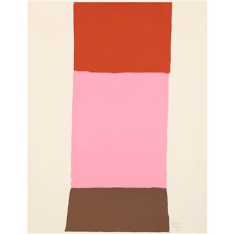 ORANGE, PINK, BROWN, PLATE 2 FROM GRAPHICS: TORONTO 20 - Jack Bush