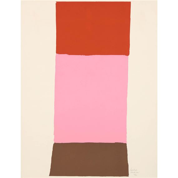 ORANGE, PINK, BROWN, PLATE 2 FROM GRAPHICS: TORONTO 20 - Jack Bush