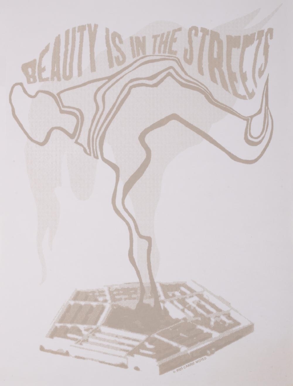 Artwork by Carrie Moyer, Rock the Boat, Made of Screenprints