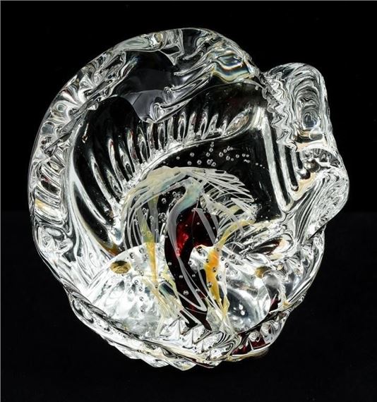 ROLLIN KARG ART GLASS SCULPTURE by Rollin Karg, 2000