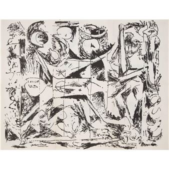 EXHIBITION ANNOUNCEMENT, BETTY PARSONS GALLERY, NOV. 26 - DEC. 15, 1951 - Jackson Pollock