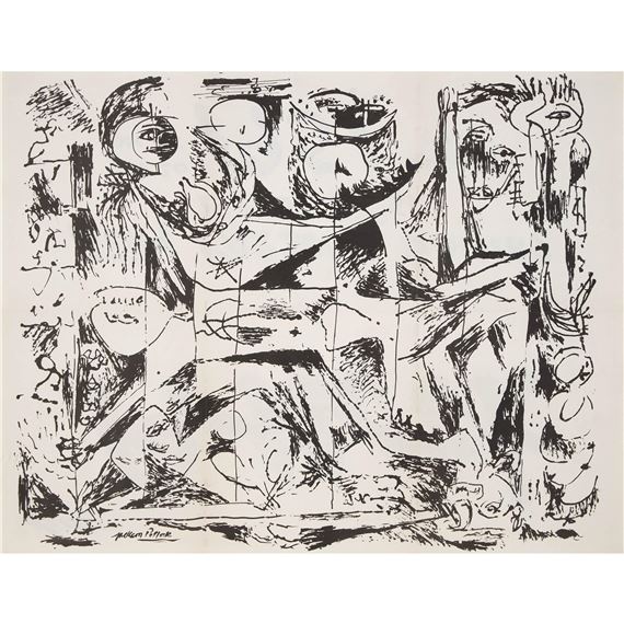 EXHIBITION ANNOUNCEMENT, BETTY PARSONS GALLERY, NOV. 26 - DEC. 15, 1951 - Jackson Pollock