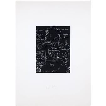 TAFEL III (BLACKBOARD III - Joseph Beuys