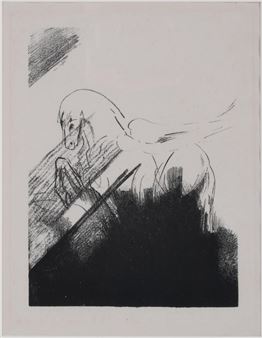 CHEVAL AILÉ - WINGED HORSE - Odilon Redon