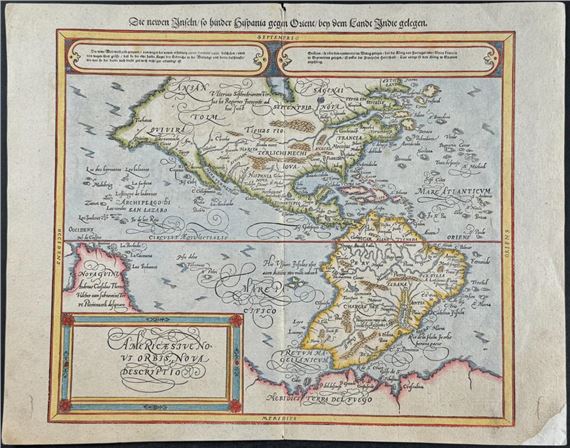 Sebastian Münster | Map of the Americas (1614) | MutualArt