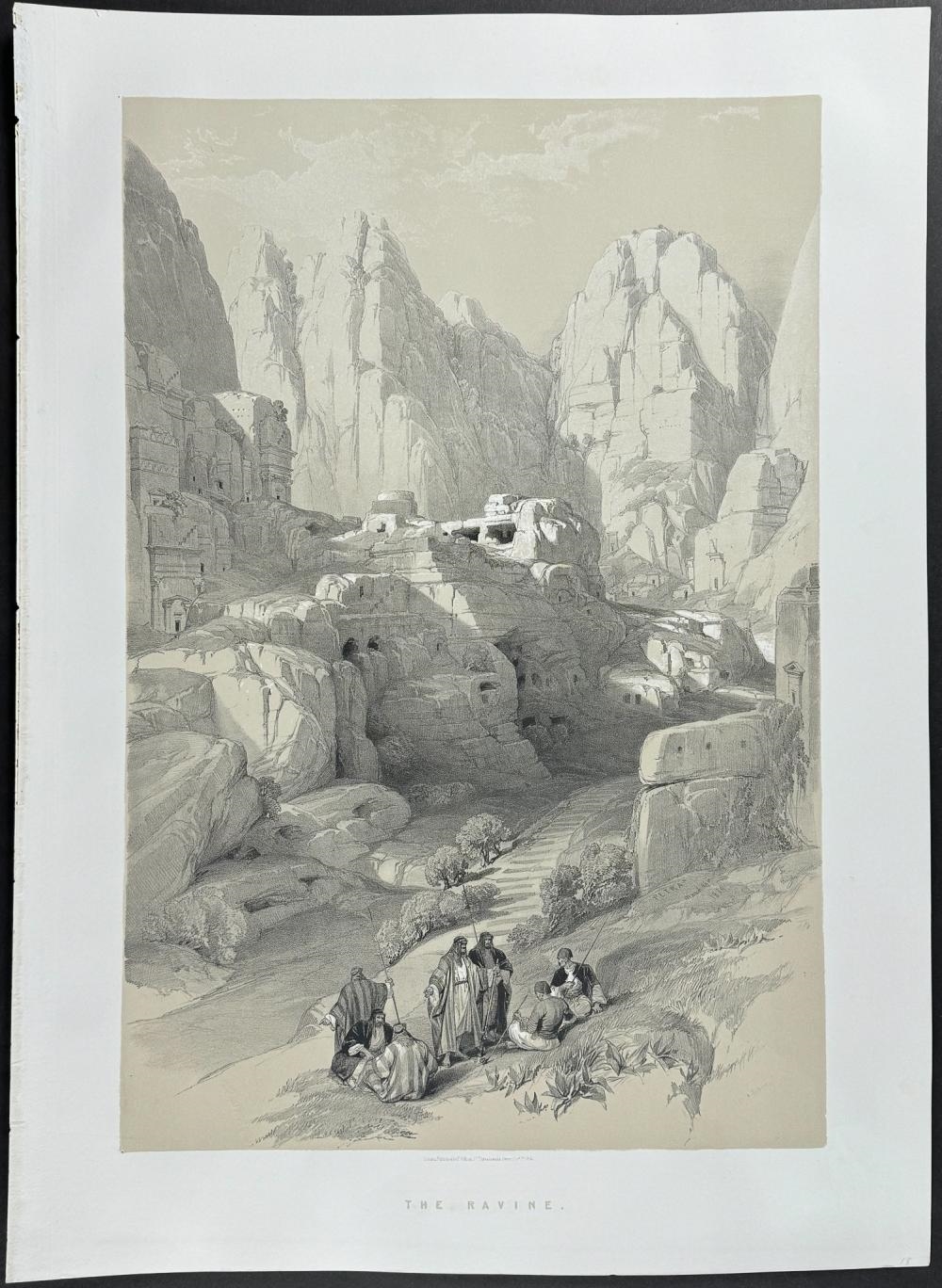 David Roberts | The Ravine (1842 - 1849) | MutualArt