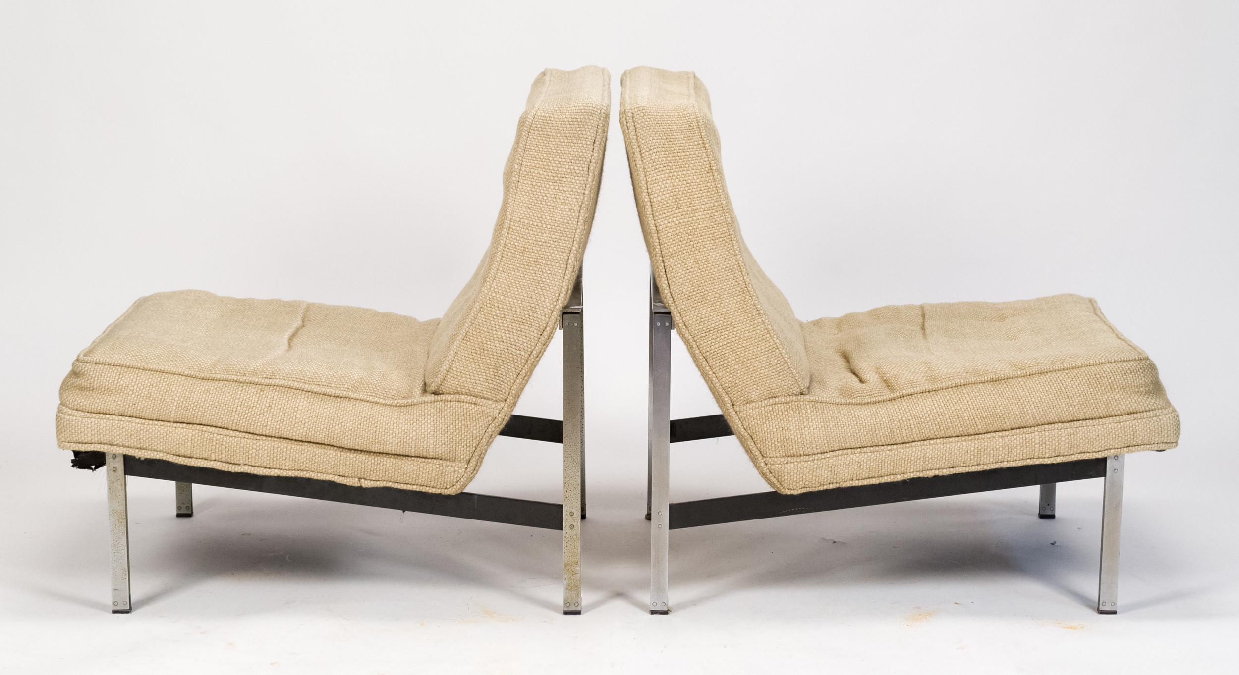 Florence Knoll Bassett | PR. VINTAGE KNOLL PARALLEL BAR CHAIRS | MutualArt