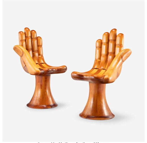 Pair of Hand Chairs by Pedro Friedeberg, designed 1962