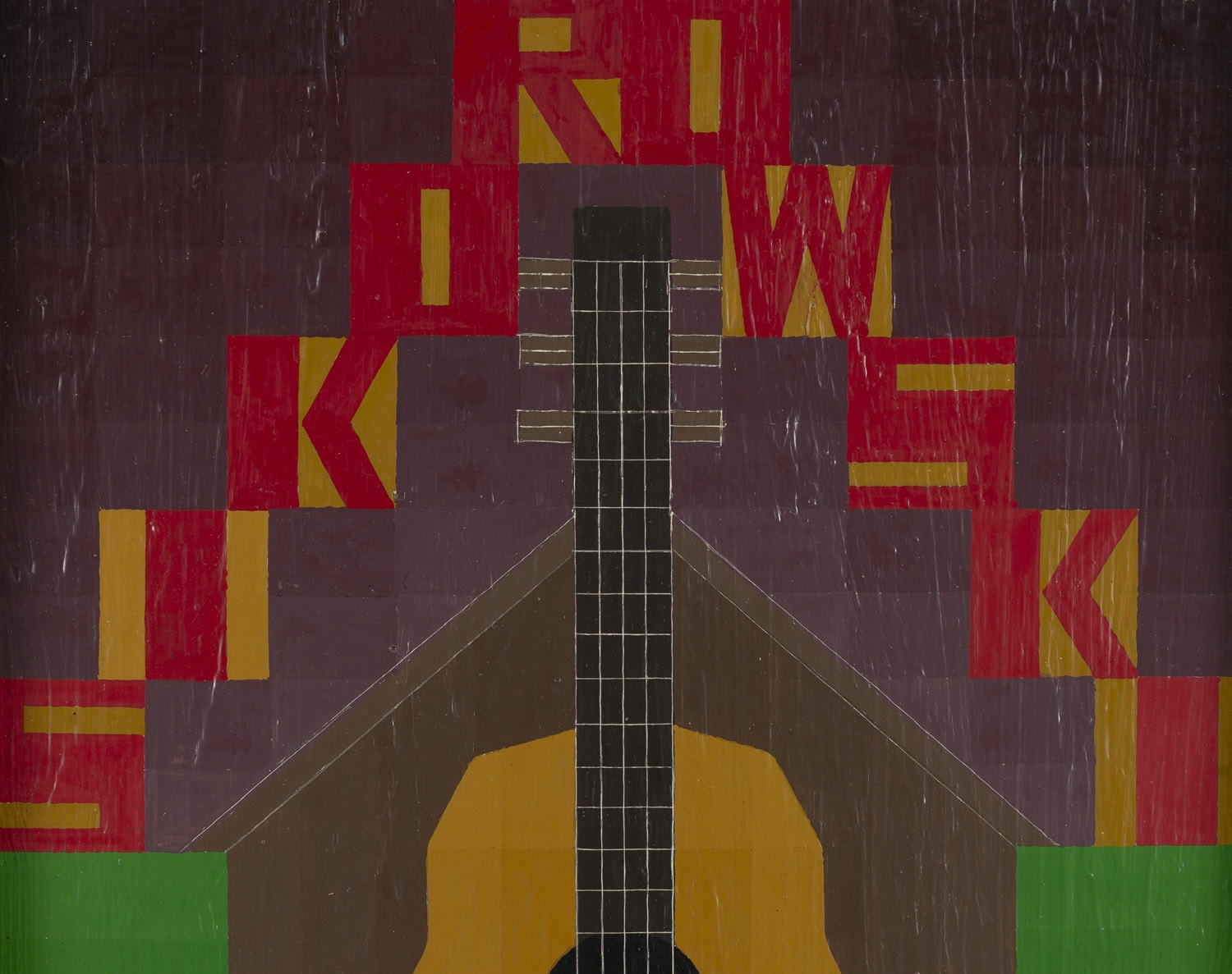 Artwork by Ryszard Lech, Sikorowski under Buda, Made of Oil/Panel