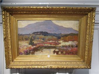 Landscape with pond - Alexandre Altmann