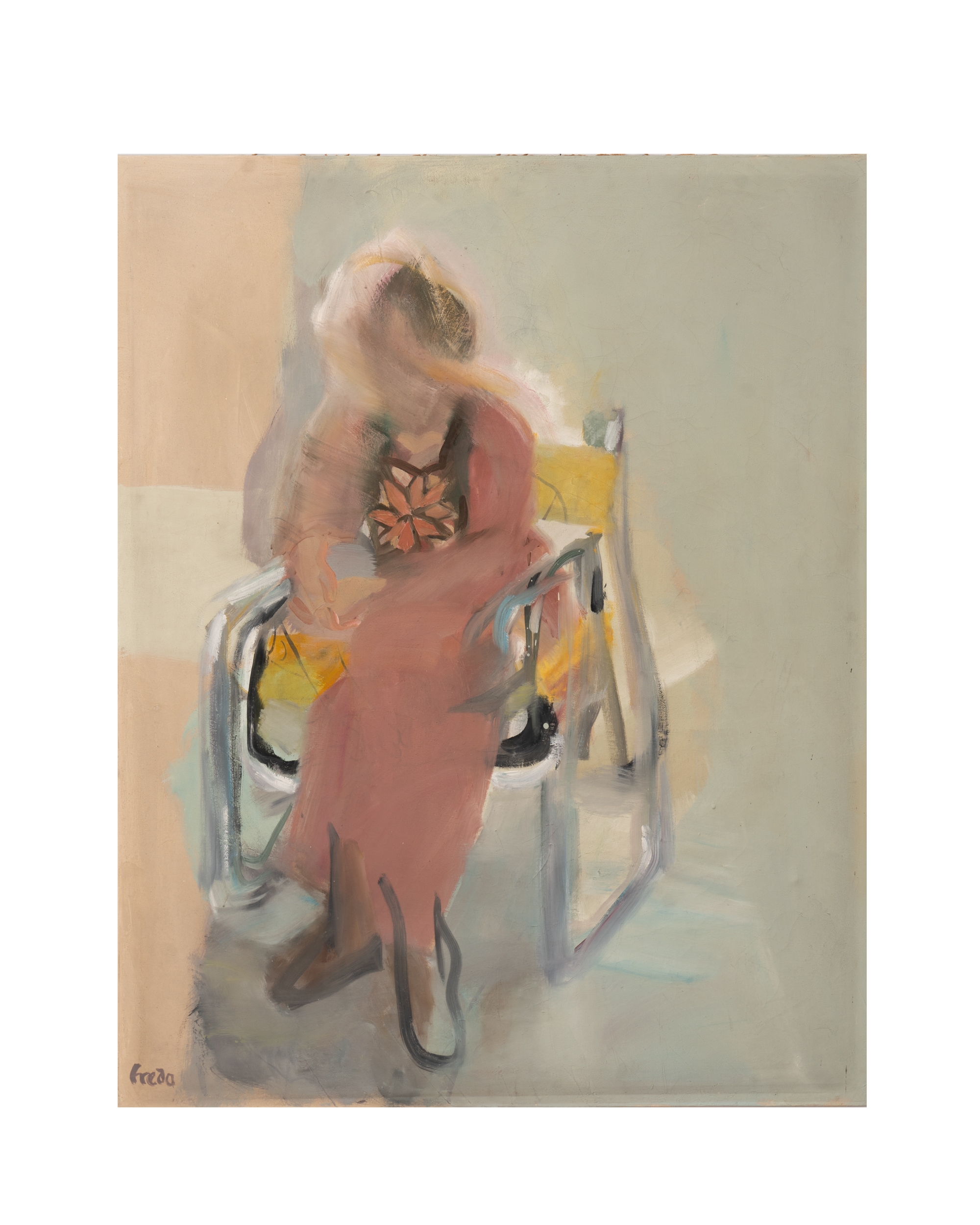 Artwork by Freda Sargent, S/T, sf, Made of mixed media on canvas