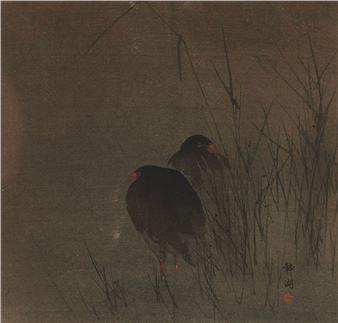 Fåglar i nattlig dimma - Seiko Okuhara