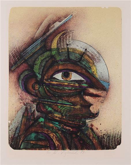 Kosmický profil by Karel Vysušil, 1988