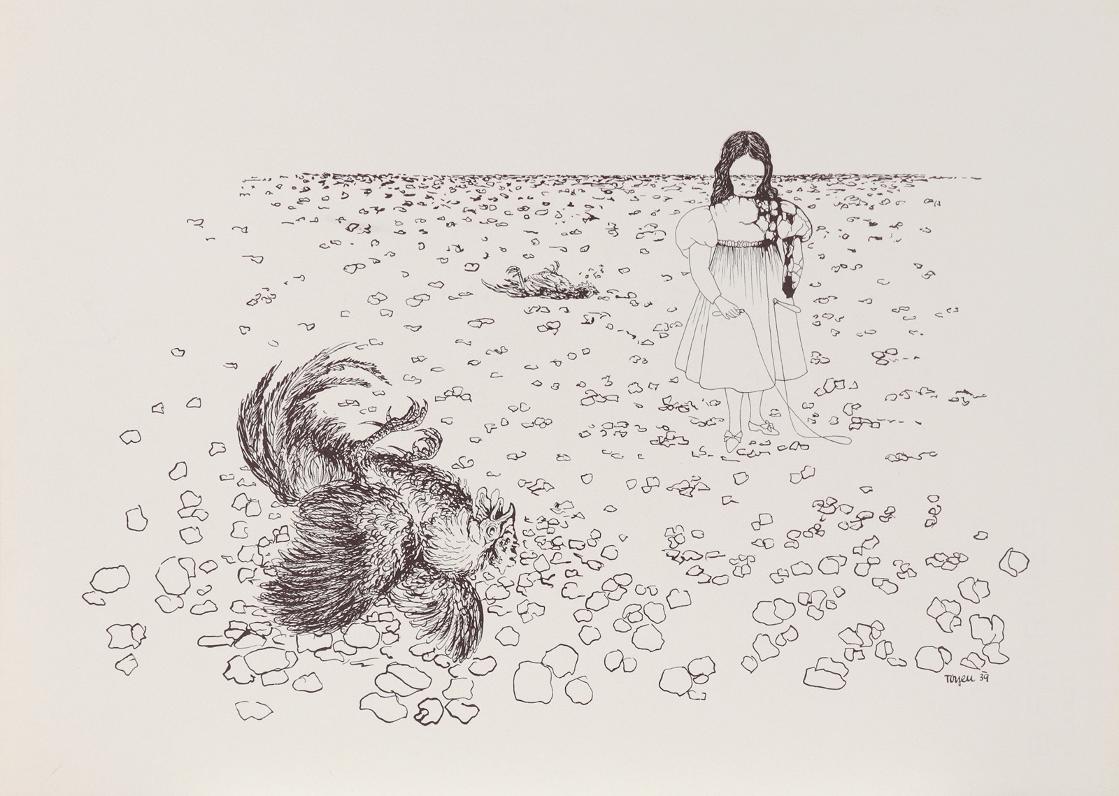 Artwork by Toyen, řԾ, Made of Zincography