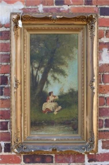 Lady Making - French School, 19th Century