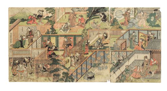 Edo period (1615-1868), 19th century - Utagawa Toyokuni II