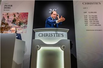 Highest total for a Frieze Week Evening Sale for Christie's in 7 years $142,852,334