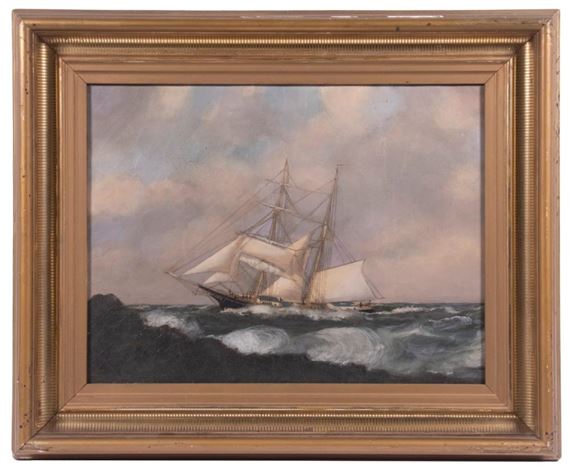 19TH C. AMERICAN SHIP PORTRAIT - American School, 19th Century