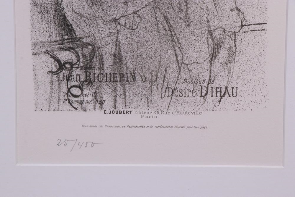 Artwork by Henri de Toulouse-Lautrec, Etoiles Filantes, Made of Lithograph From The Original Stone On Arches Paper