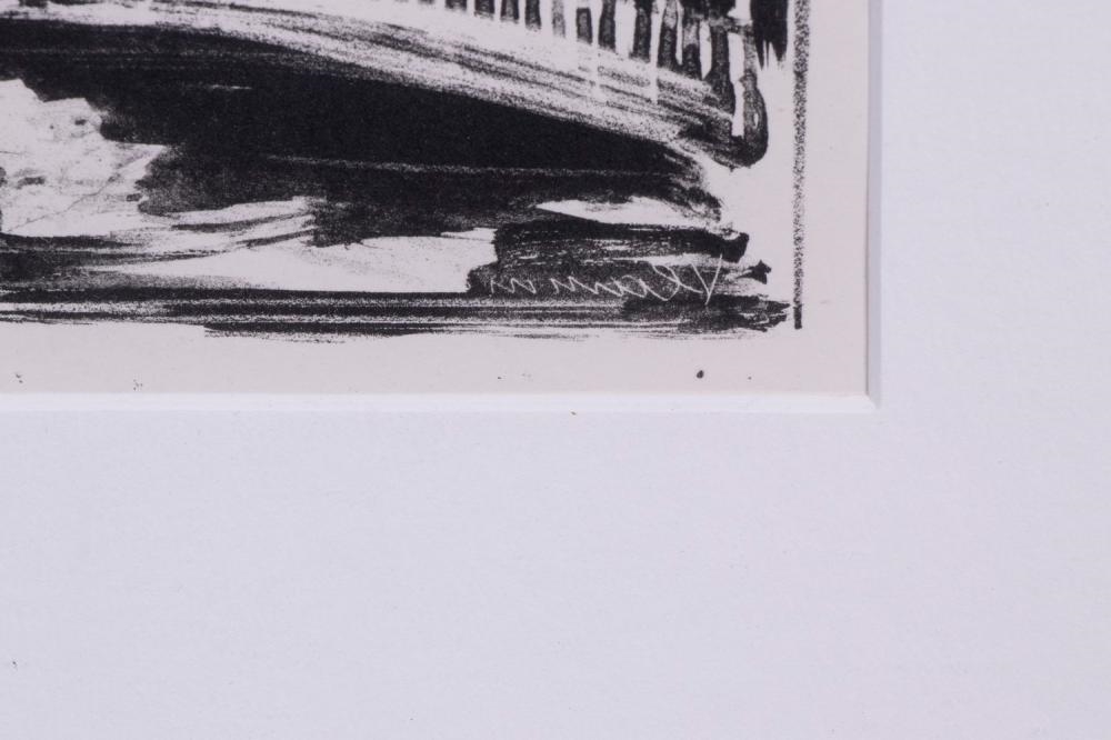 Artwork by Maurice de Vlaminck, Rue de Soufflot, Made of Lithograph