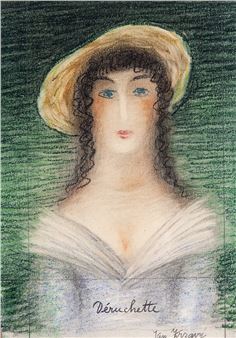 Hlava dívky (Déruchette - Jan Zrzavý