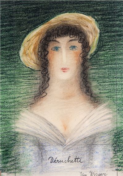 Hlava dívky (Déruchette - Jan Zrzavý