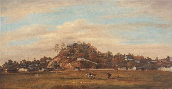 Canton: the Heights to the North of the City by Chinese School, 19th Century