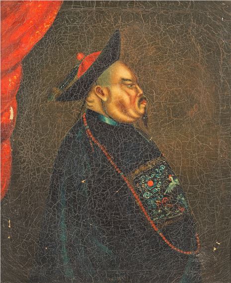 Portrait of Yeh Ming-Chen (1807-1859), Viceroy of Guandong Province and Commissioner at Canton