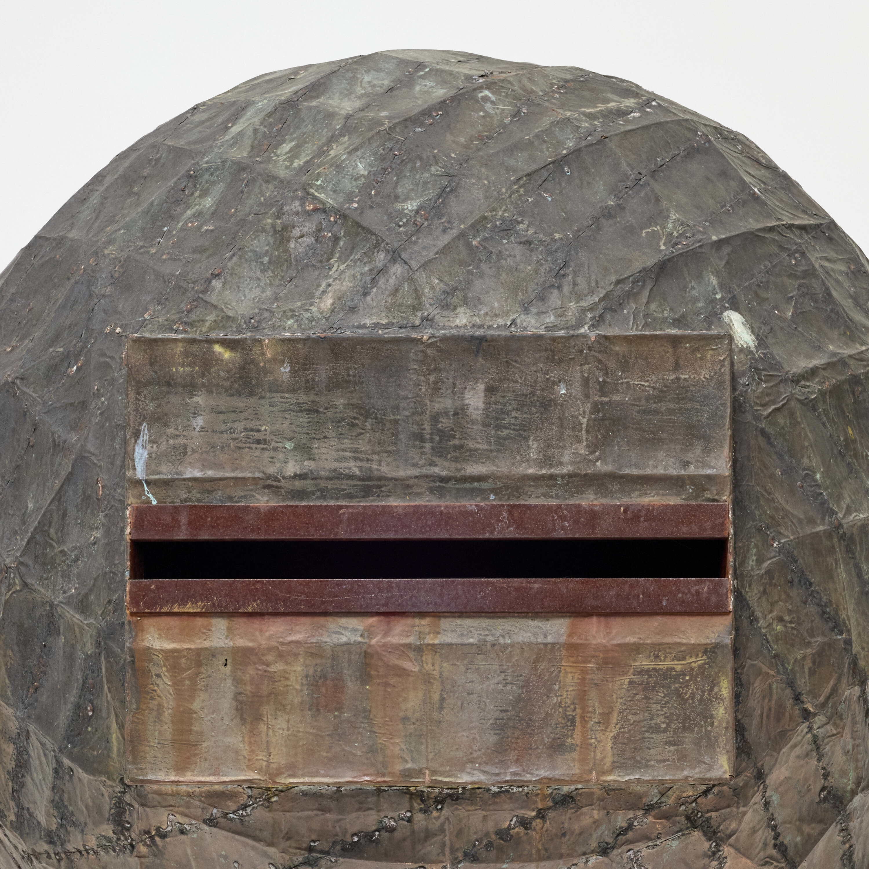 Artwork by Eugene Sturman, Untitled, Made of Patinated Copper Sheet