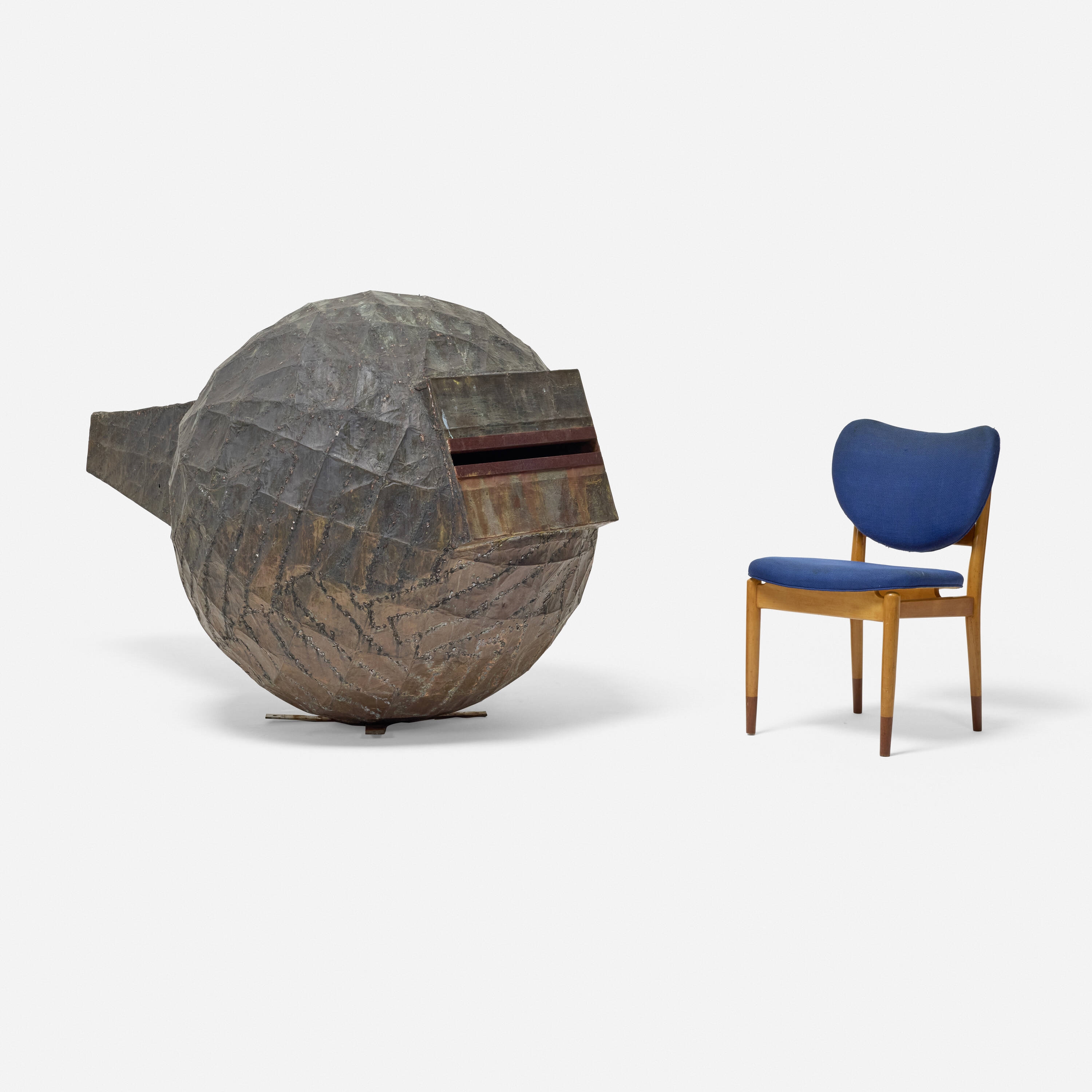 Artwork by Eugene Sturman, Untitled, Made of Patinated Copper Sheet