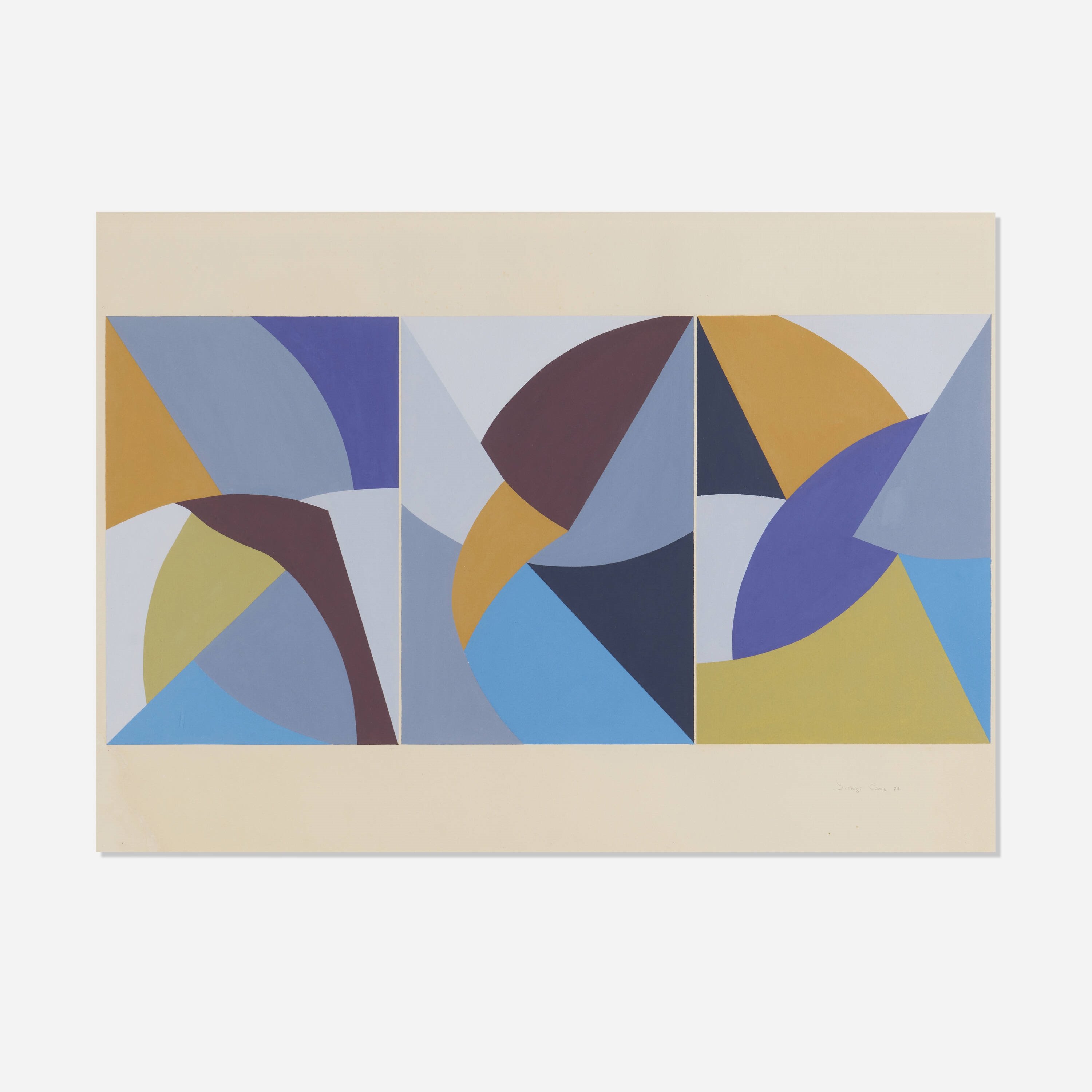 Artwork by Dionigi Cossu, Untitled, Made of Acrylic On Paper