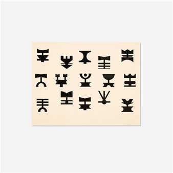 Alfabeto Kitônico - Rubem Valentim